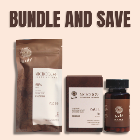 Psyche Psilocybin Chocolate and Supplement Bundle